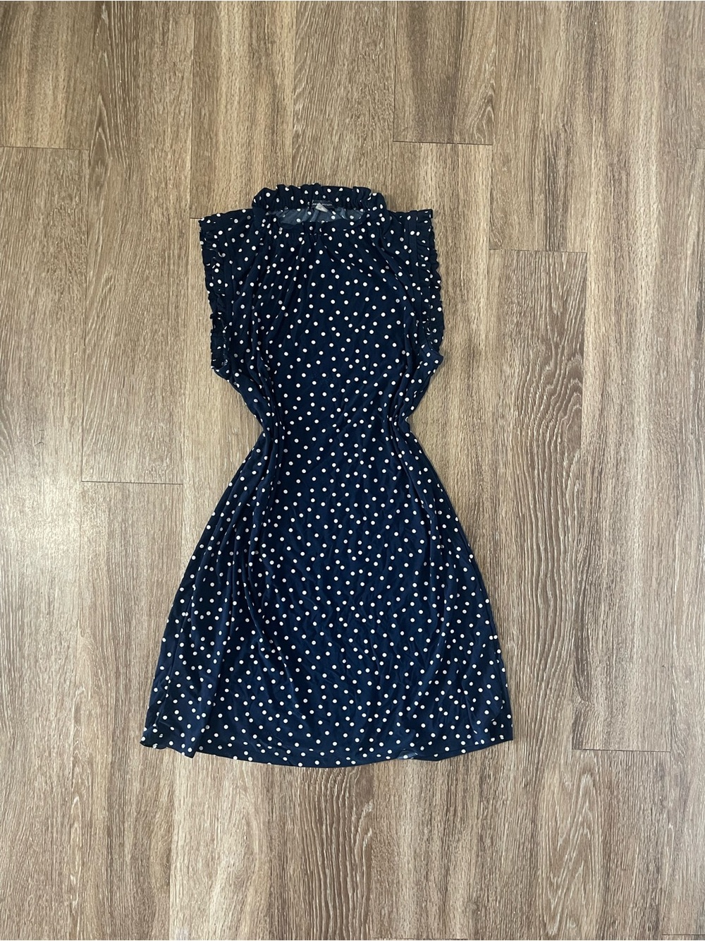 Tommy Hilfiger Navy Dress with White Polka Dots
